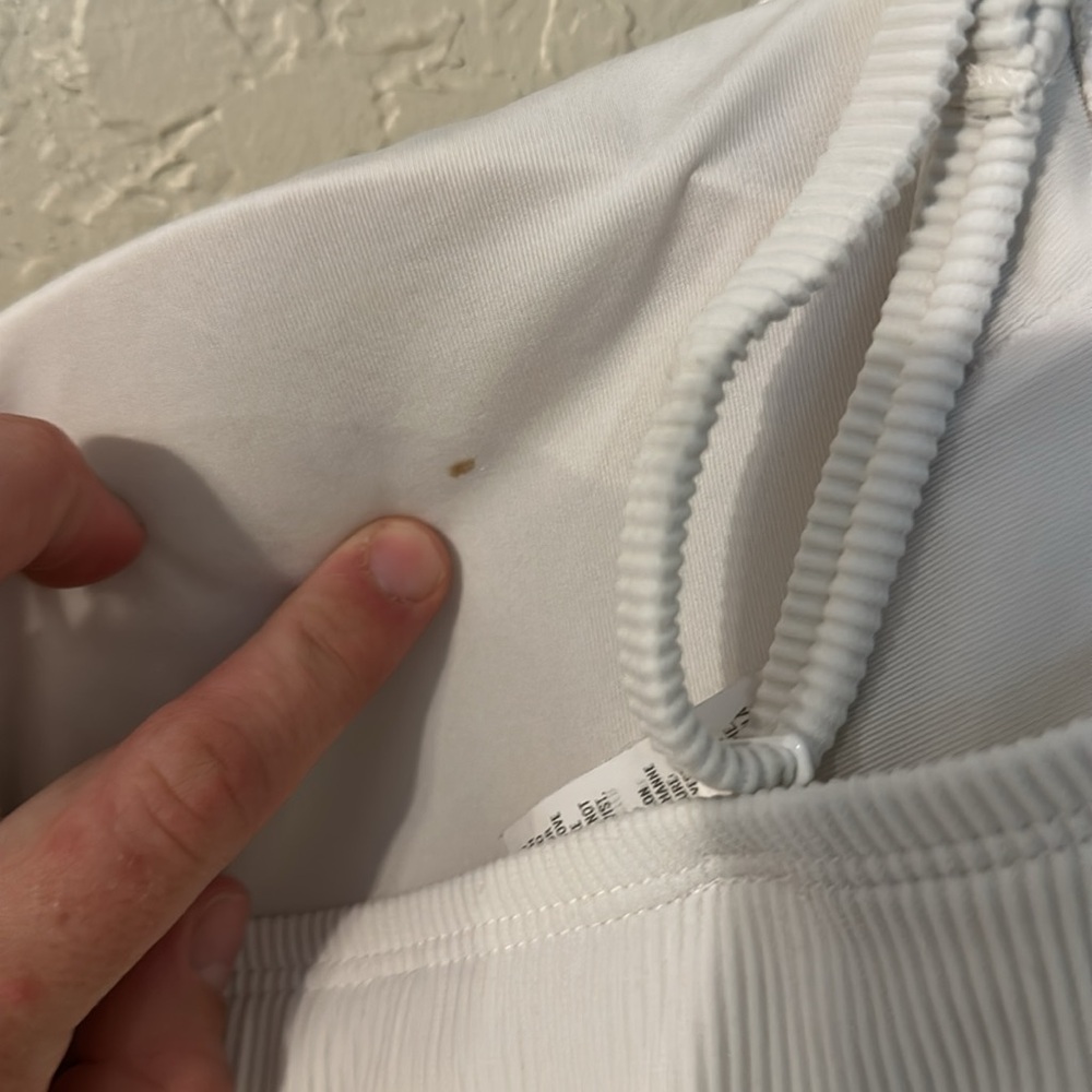 Aerie White wide strap voop bikini top r - Picture 8 of 8